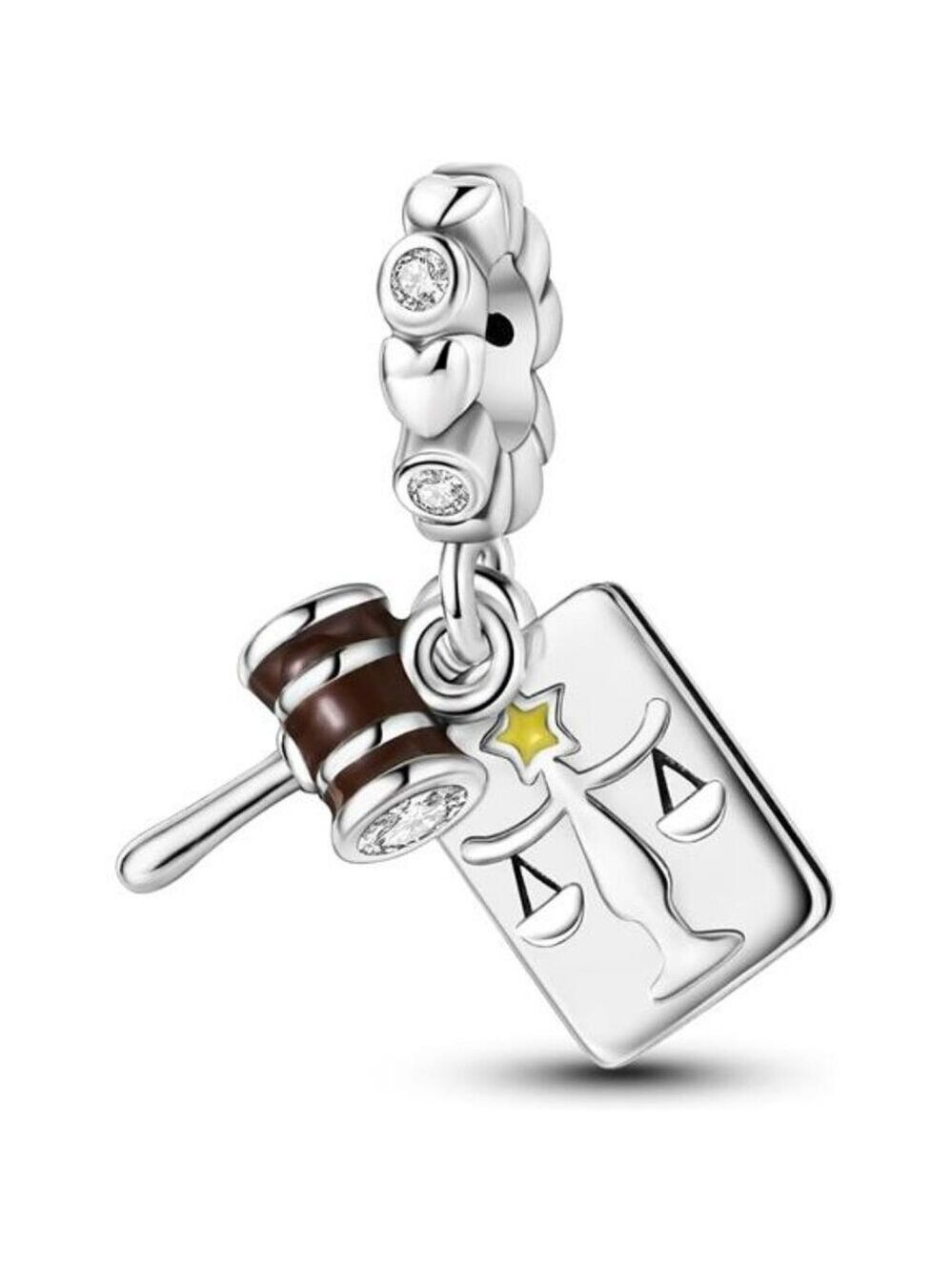 925 sterling silver dangle charms fit Pandora bracelet necklace heart moon cat b